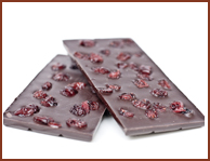 Bio-Zartbitter Schokolade mit Cranberries